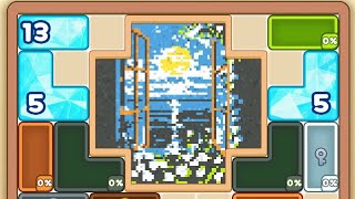 Sand Fill : Block Puzzle Level 122 Walkthrough Solution