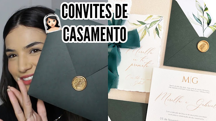 NOSSO CONVITES DO CASAMENTO 😍 Diário da Noiva 06
