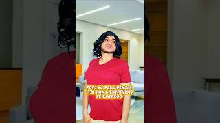 Pov: Vc fala demais e foi numa entrevista de emprego #comedia #geanaraujo