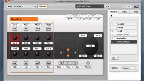 Native Instruments - Kore 2 - Tutorial - Kore 2 as a Midi Controller (Part 5 of 6)