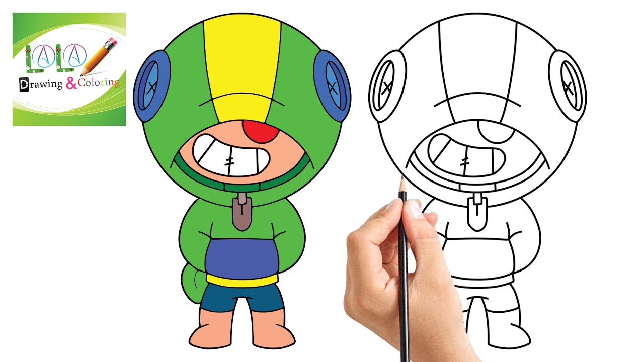 How to draw Brawl stars || Leon || Dessin Brawl stars || Como dibujar