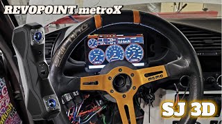 Maxxecu custom dashboard on BMW E36 with Revopoint metroX 3D scanner