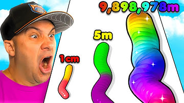 Growing a MAX LEVEL GUMMY WORM! | Gummy Worm Go