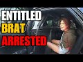 Entitled Brat Dragged From Car and Arrested
