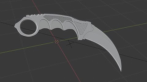 Blender 2.8 Karambit Timelapse