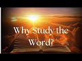 Studying the Word of God