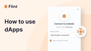 Getting Started With Flint Wallet: Using dApps