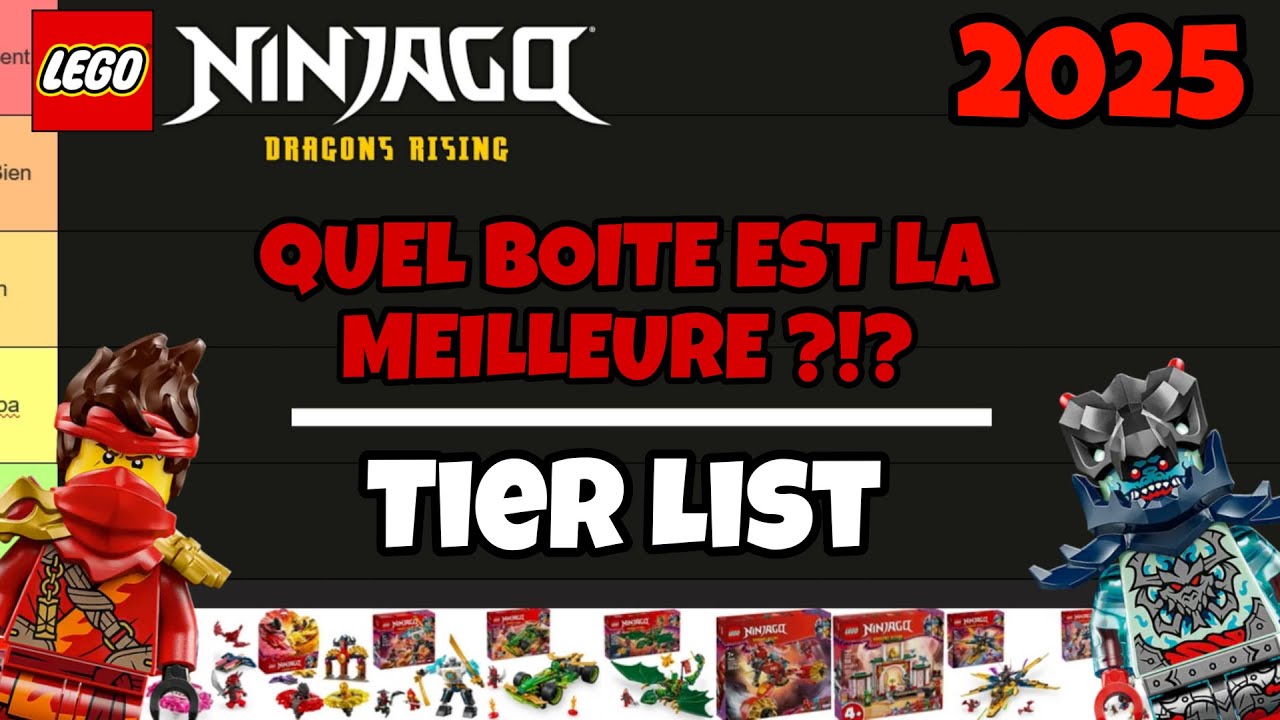 LIVE LEGO NINJAGO TIERS LIST "QUEL BOITE EST LA MEILLEURE DE 2025 ?!?"