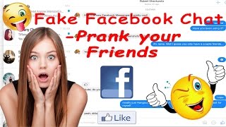 How to create a fake chat on Facebook | Prank your friends screenshot 4