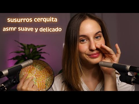 ASMR Lento y relajado 🍂 Susurro despacito y cerca de ti para que duermas