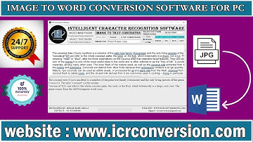 How To Convert Image To DOC Converter Software |How To Convert Image To Word Converter Software