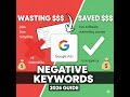 Stop Wasting Money! How to Use Negative Keywords in 2026