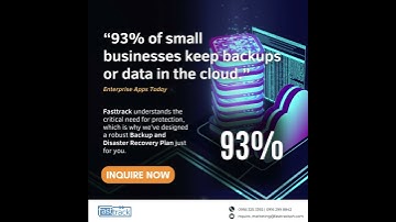 Join the 93% of small businesses already using cloud backups for peace of mind