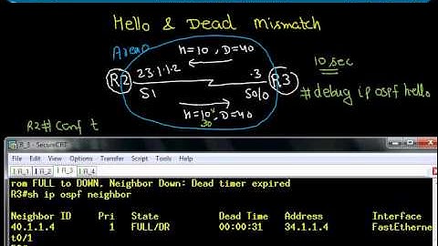 OSPF Video Hello & Dead Mismatch Solution Part