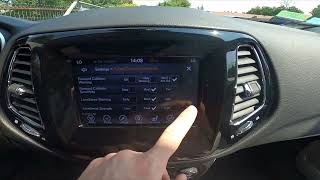 How to Enter and Manage Park Assistant Menu in Jeep Compass II ( 2017 - now ) screenshot 5
