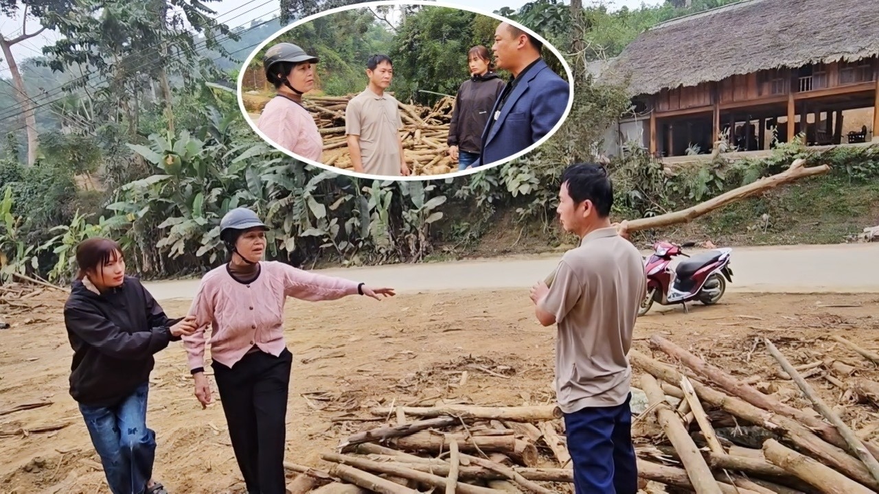 Мать Хуонга очень обрадовалась, найдя его, но он рассердился, когда встретил её.