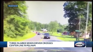 Dashcam video captures head-on crash