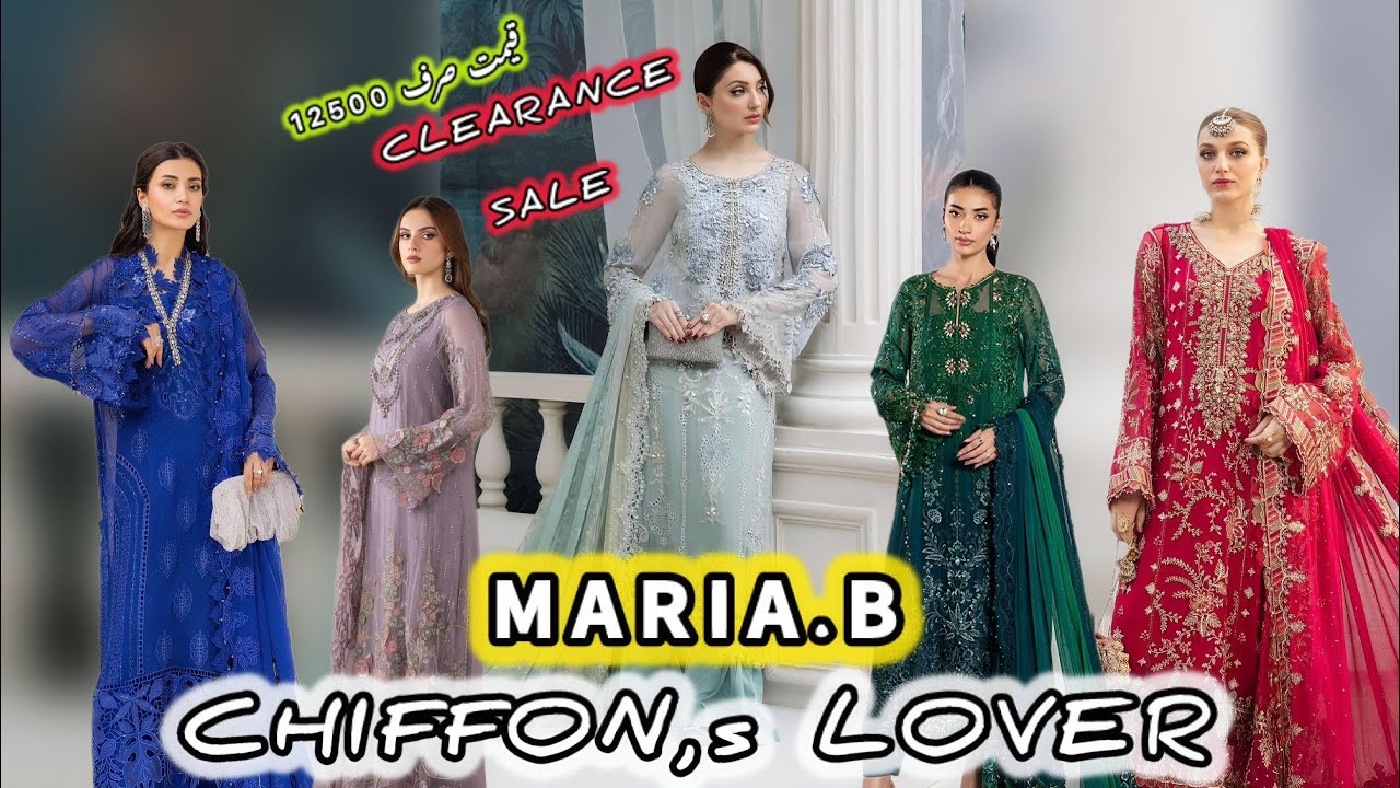 *MARIA.B*✅Luxury Pure Chiffon Collection For Chiffon Lovers😍| Maria.B 2025 Chiffon | Pakistani Dress