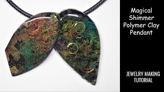 Magical Polymer Clay Pendant - Easy Jewelry Making Tutorial
