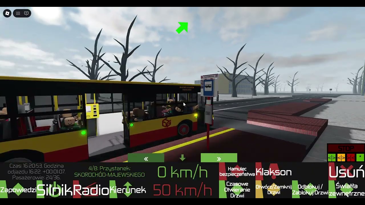 Roblox DTG2 #33 Linia 186 kierunek Rondo Zesłańców Syberyjskich.