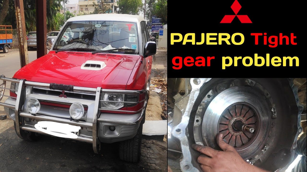 mitsubishi pajero sfx clutch replacement // pajero 4X4 tight gear