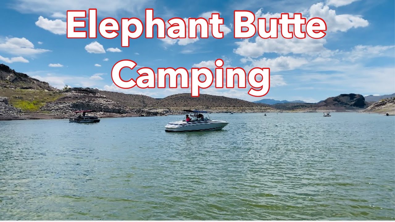 Beach Camping In Elephant Butte Lake State Park, New Mexico