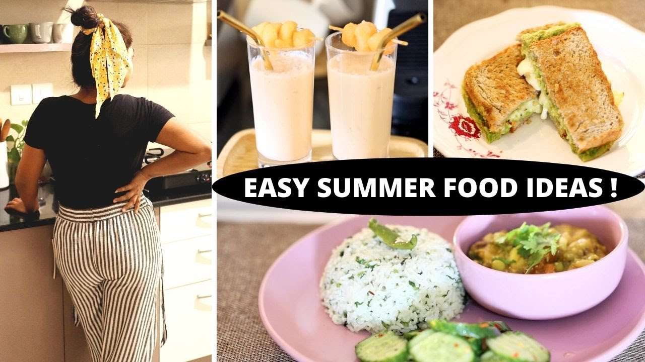 Easy SUMMER food ideas for the entire day | INDIAN healthy cooking tips