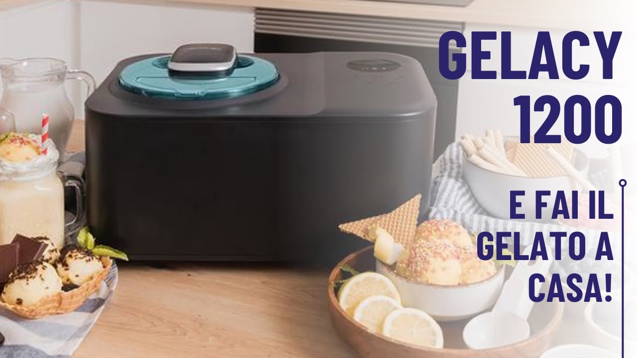 Gelatiera Cecotec Gelacy 800 Con Compressore - 0.8L, 100W, Ciotola Alluminio, Gelato In 60 Minuti