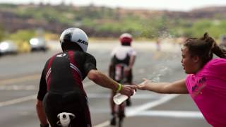 An Australian runner who suffered life-threatening burns when she w...