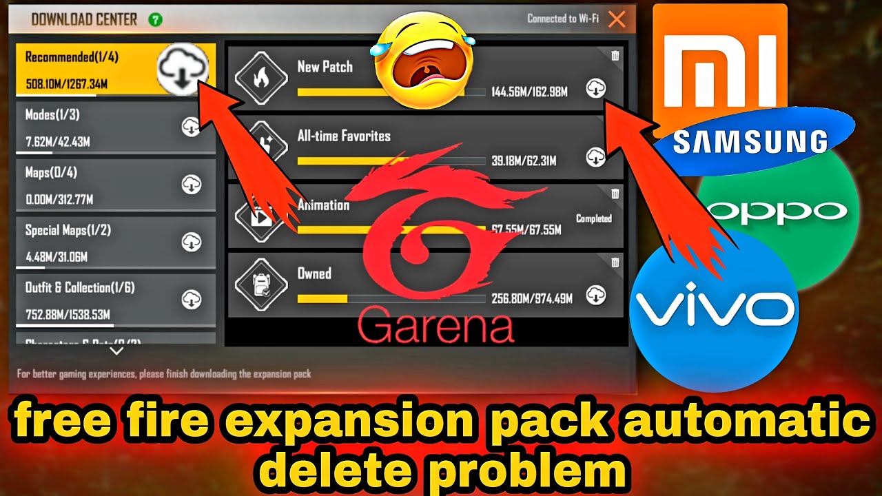 Free Fire Costume Pack Auto Delete 