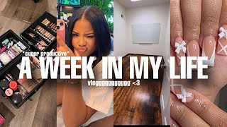 *productive* VLOG♡: A NEW MOM?, STARTING MY MUA CAREER/SALON SUITE TOURS, I CUT MY HAIR, + A RANT!!