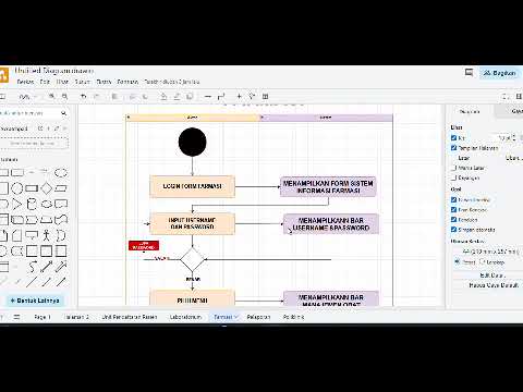 Presentasi use case & Activity Diagram menggunakan drawio - YouTube