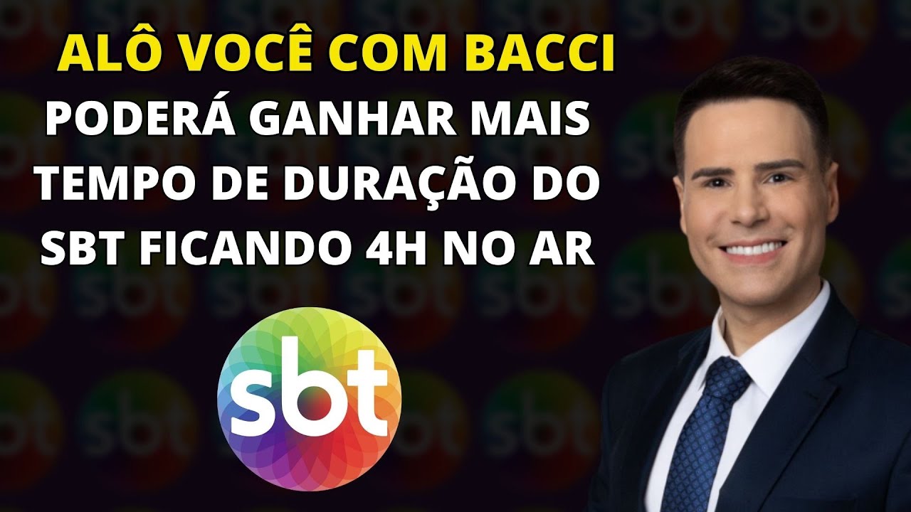 Luiz Bacci pressiona por 4h de Alô Você e desafia Record no SBT - YouTube