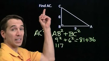 Art of Problem Solving: Using the Pythagorean Theorem Part 1