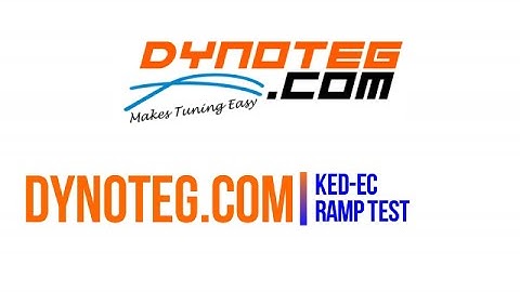 Dynoteg KED-EC Kart Engine Dyno Ramp test