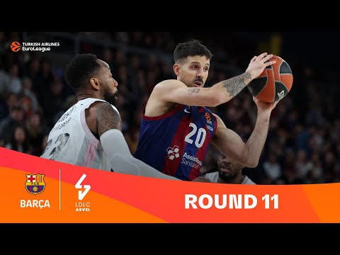 FC Barcelona-LDLC ASVEL Villeurbanne | Round 11 Highlights | 2023-24 Turkish Airlines EuroLeague