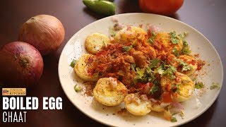 Egg chaat recipe | Anda chaat | Easy Egg recipes Indian style