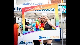 Hydro Ottawa at the 2018 Capital Pride Parade