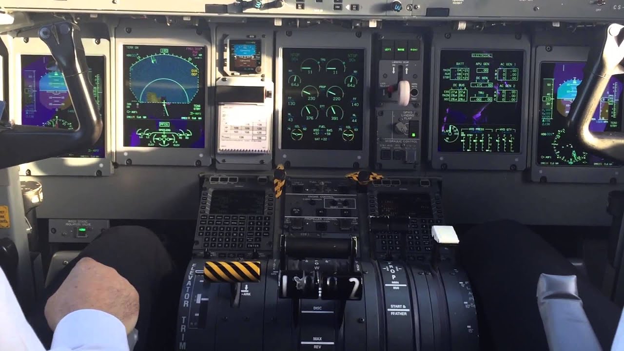 SATA Q400 Startup and Takeoff Santa Maria