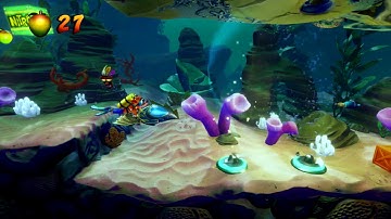 Crash Bandicoot 3: Warped (N-Sane Trilogy) - Level 12: Deep Trouble (Crystal/Gem/Red Gem)