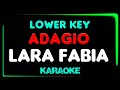 Lara Fabian Adagio KARAOKE Lower Key