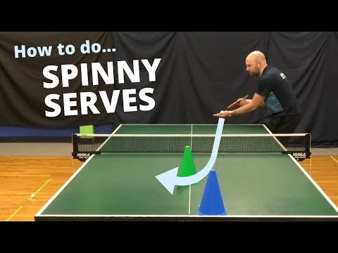 How to get more spin on your serves