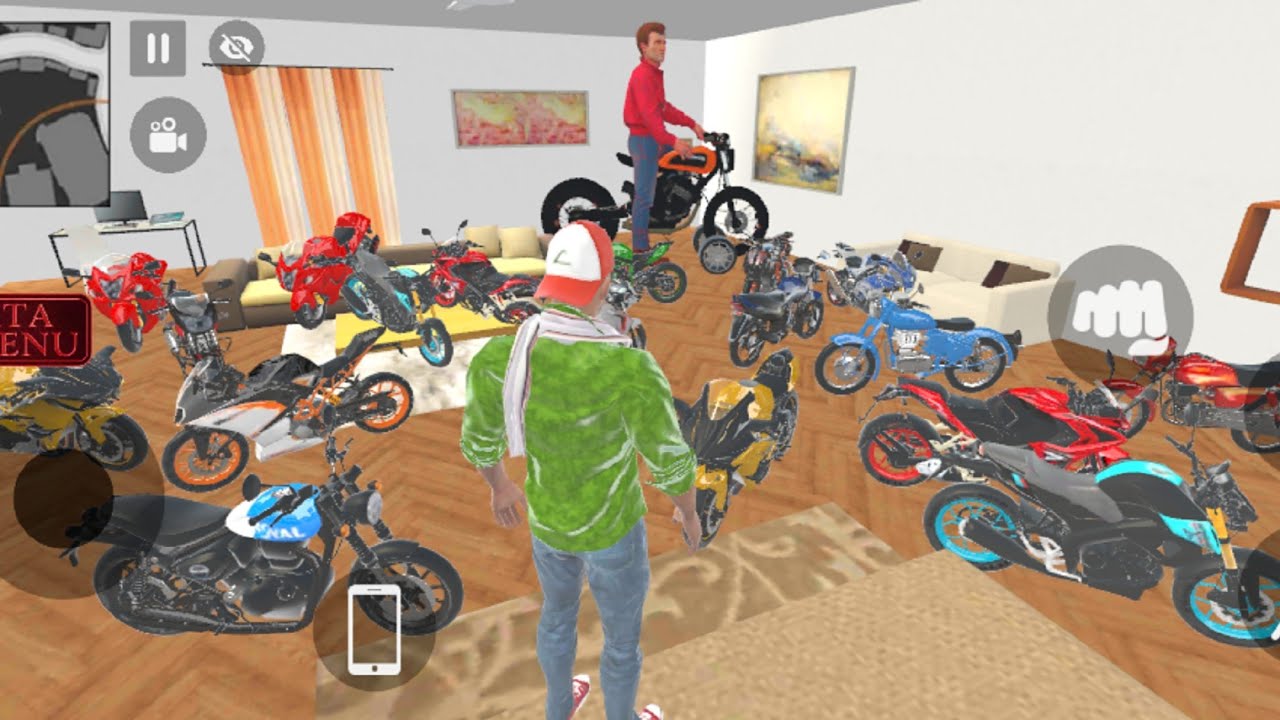 🤩 Gaint Rocky Bike || Indian Thfat Auto 💥🤯 Indian Bike Driving 3d New Update 