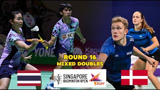 Supak JOMKOH/Supissara PAEWSAMPRAN vs Mads/Christine | KFF Singapore Open Badminton 2024
