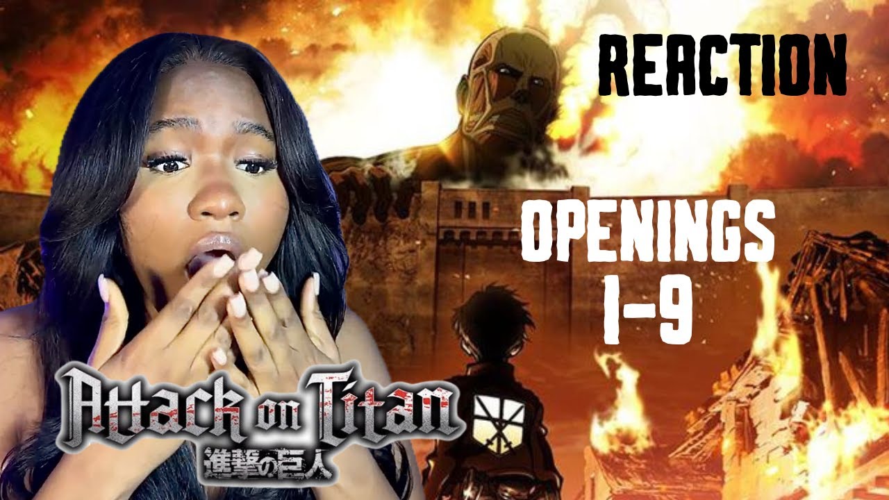 ANIME V*RGIN REACTS TO ATTACK ON TITAN OPENINGS FOR THE FIRST TIME ...