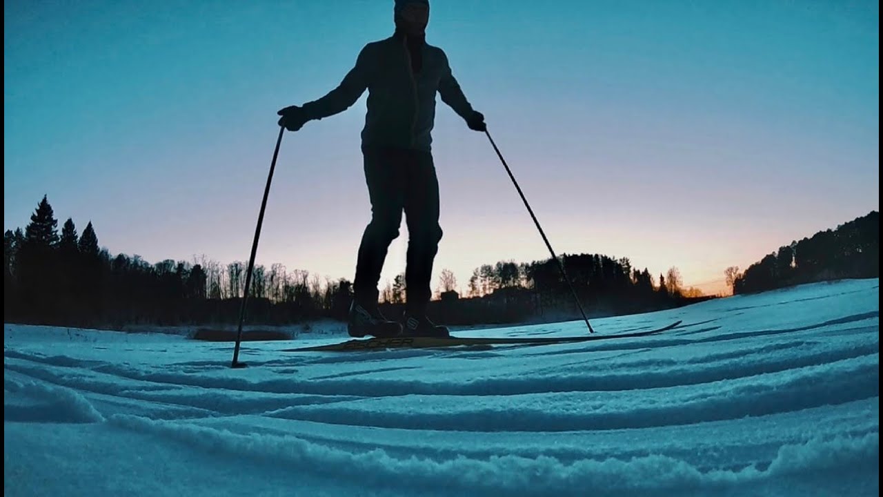 Как проходить повороты на лыжах в лыжне, личный опыт.