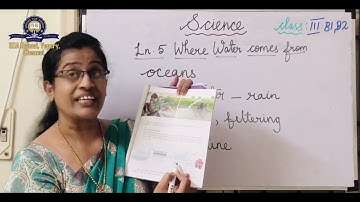 Class 3 /ICSE/ SCIENCE/ Lesson 5 Where water comes from - Part 1/Session 14