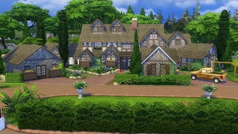 The Tudor Estate Pt. 1 (Plus Paranormal Story Time) - Speed Build // The Sims 4 Building