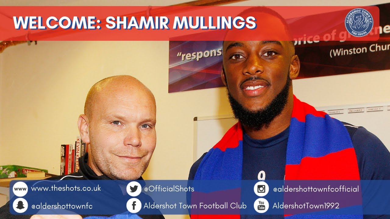 Welcome to Aldershot: Shamir Mullings upload image