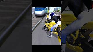 Bullet Train Crash Motorcycle#shorts#Android Gameplay# 3d Driving Class#WHDH